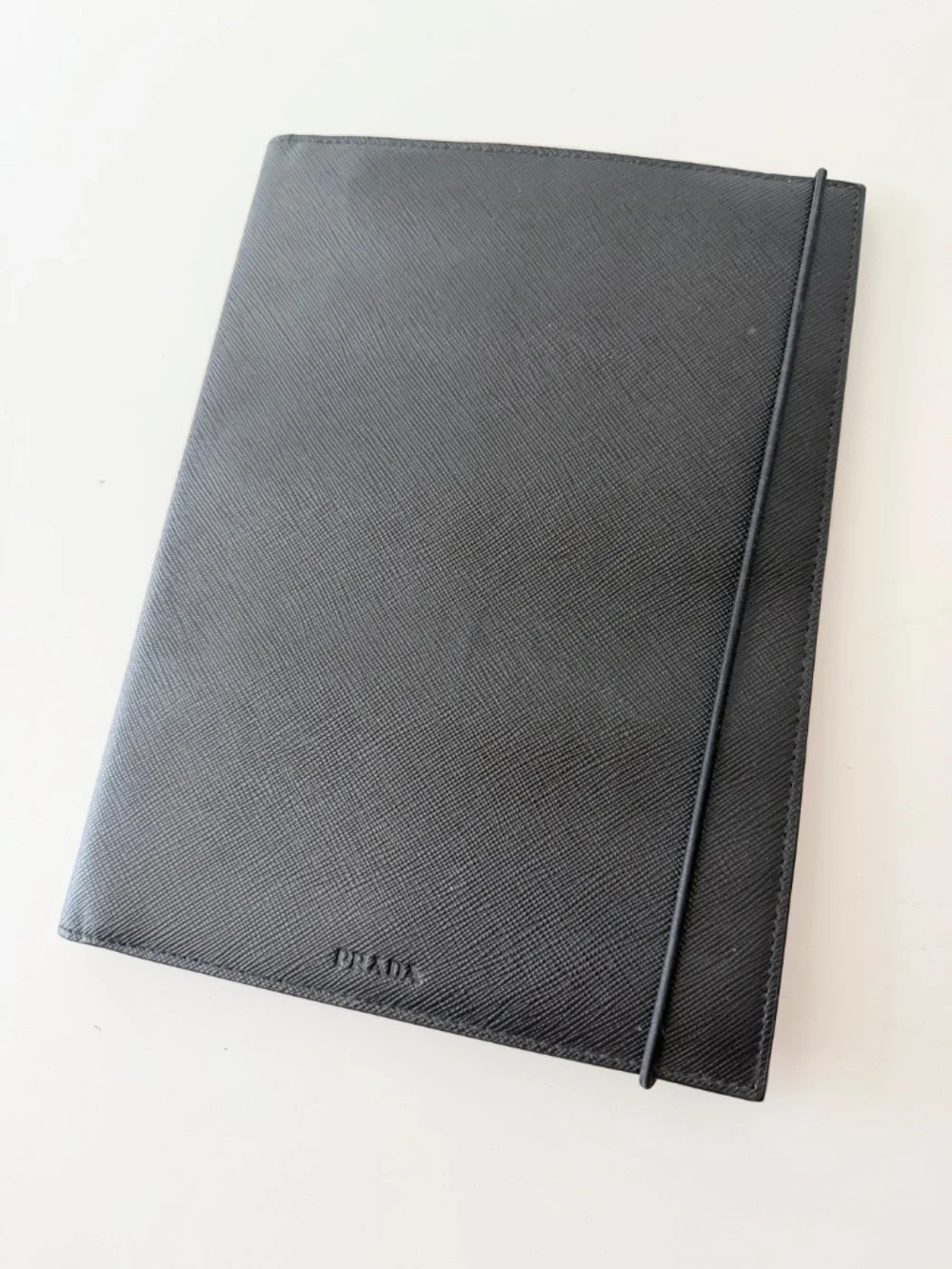 PRADA Milano Saffiano Leather Writing Portfolio Padfolio 9.5x7